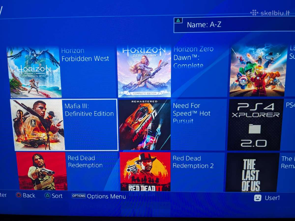 Ps4 pro Atristas su irasytais zaidimais - nuotraukos Nr. 4