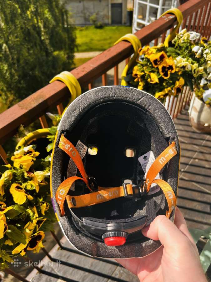 Vaikiškas šalmas Micro S dydis (48-53 cm) - nuotraukos Nr. 3