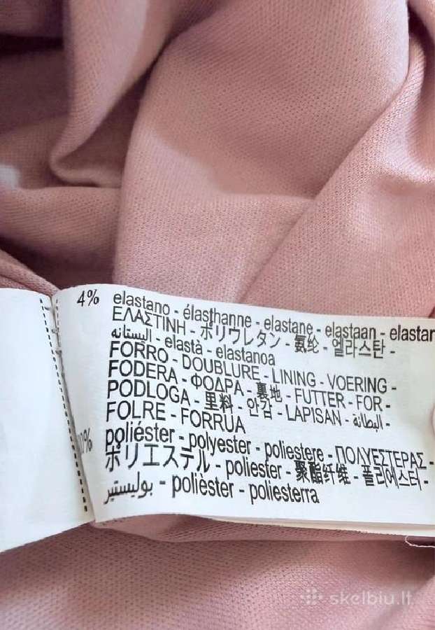 Stilinga Zara rožinė suknelė su klostėmis - nuotraukos Nr. 8