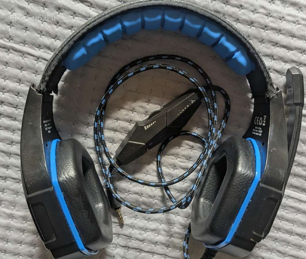 Žaidimų ausinės Piranha Hp25 (Puiki būklė)