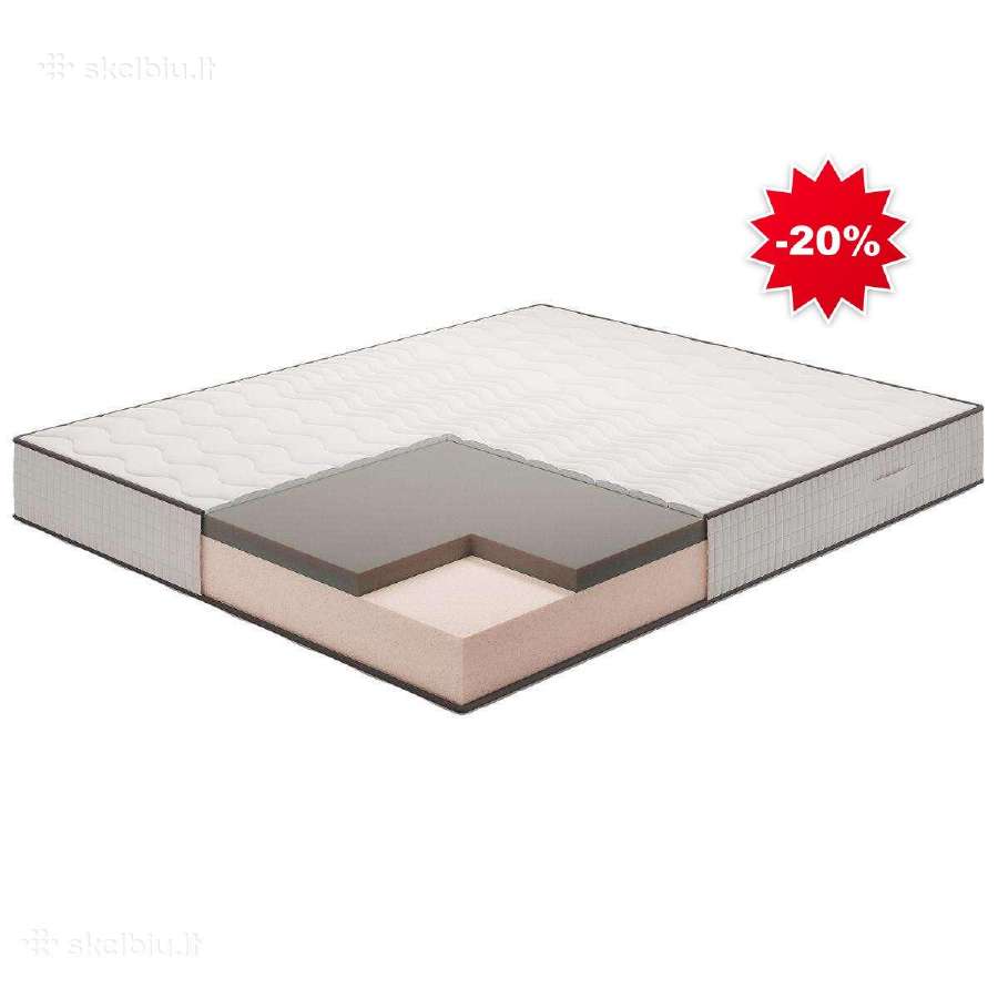Čiužinys nugarai Giglio Plus 160x200 iki 140kg