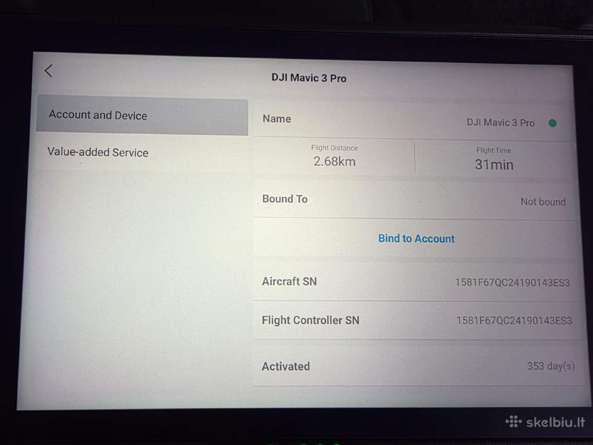 Dji Mavic 3 Pro su Dji Plus remote pultu lagamine - nuotraukos Nr. 4