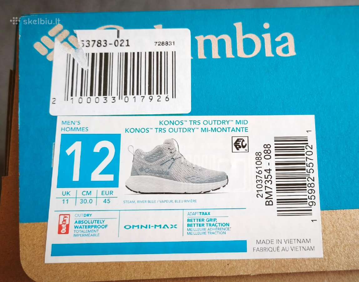 Columbia Konos Mid žygio batai - nuotraukos Nr. 8