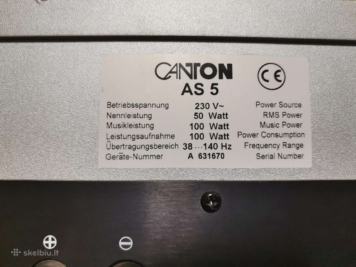 Namu kinas Canton As -5 - nuotraukos Nr. 2
