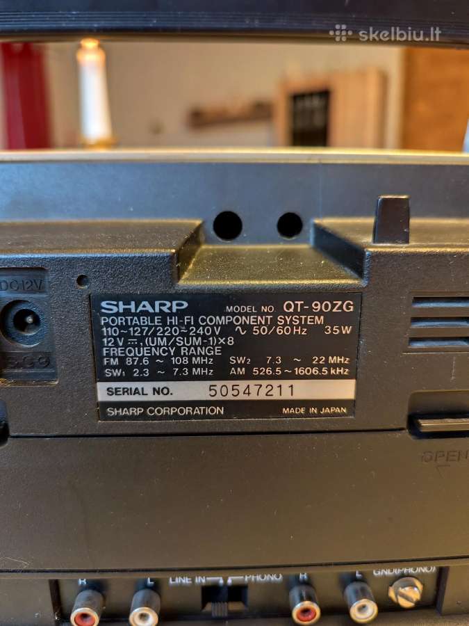 Magnetola Shar Qt-90 - nuotraukos Nr. 8