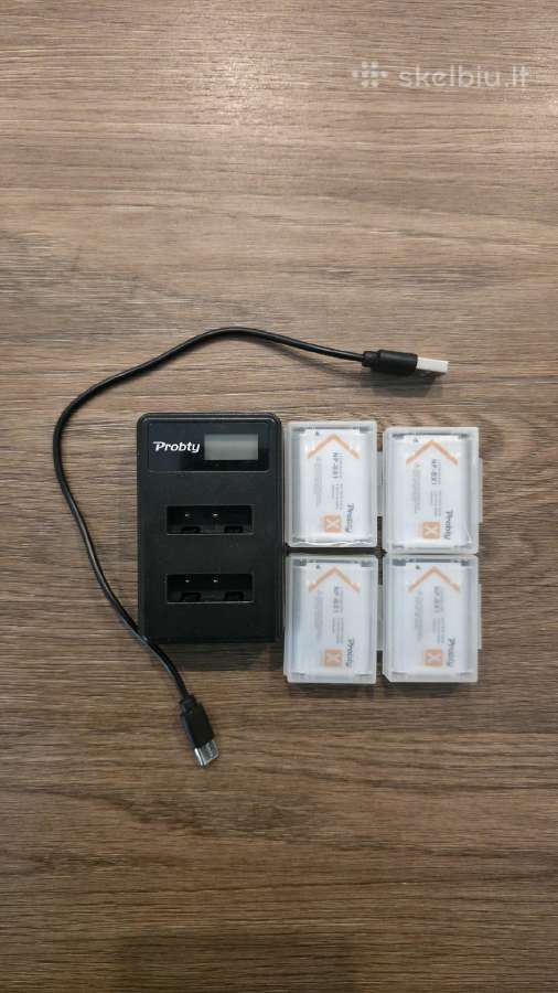 Sony kameros baterijos su pakroveju
