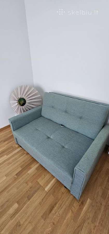 Dvivietė sofa-lova su patalynės dėže