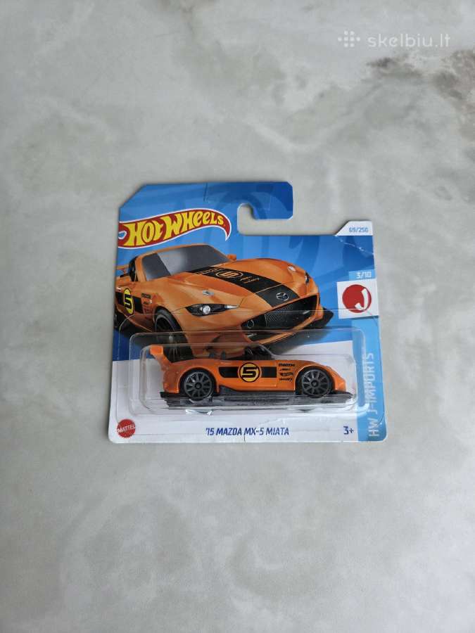 Hot Wheels '15 Mazda Mx-5 Miata rinkinys iš 3 vnt. - nuotraukos Nr. 2