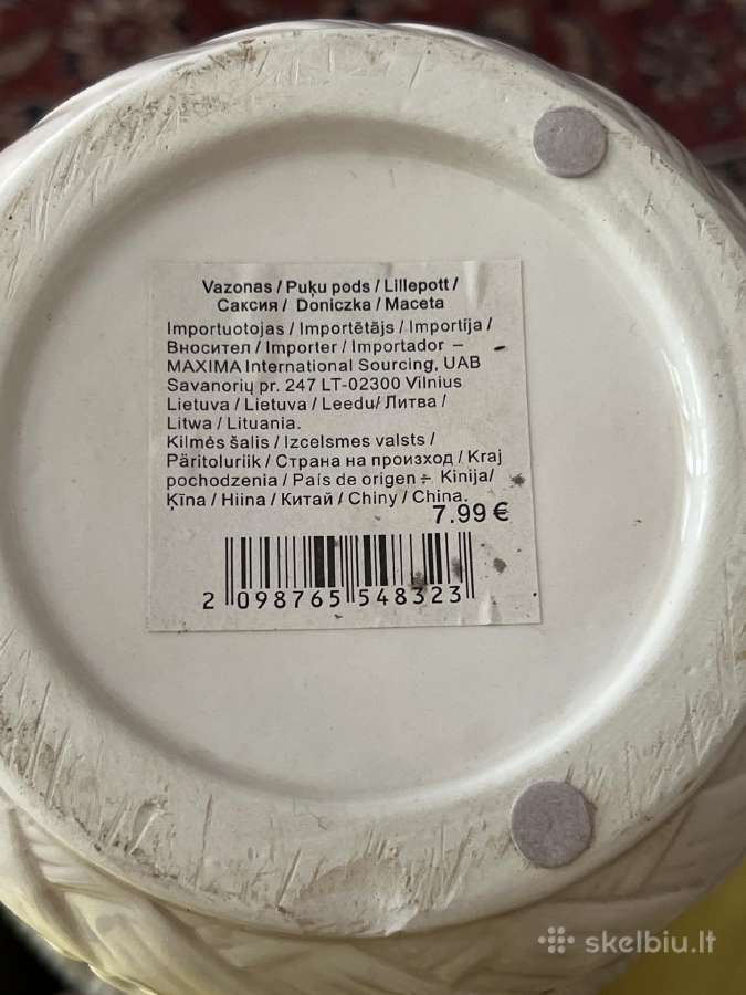Vazonai gėlėms retro siliaus - nuotraukos Nr. 2
