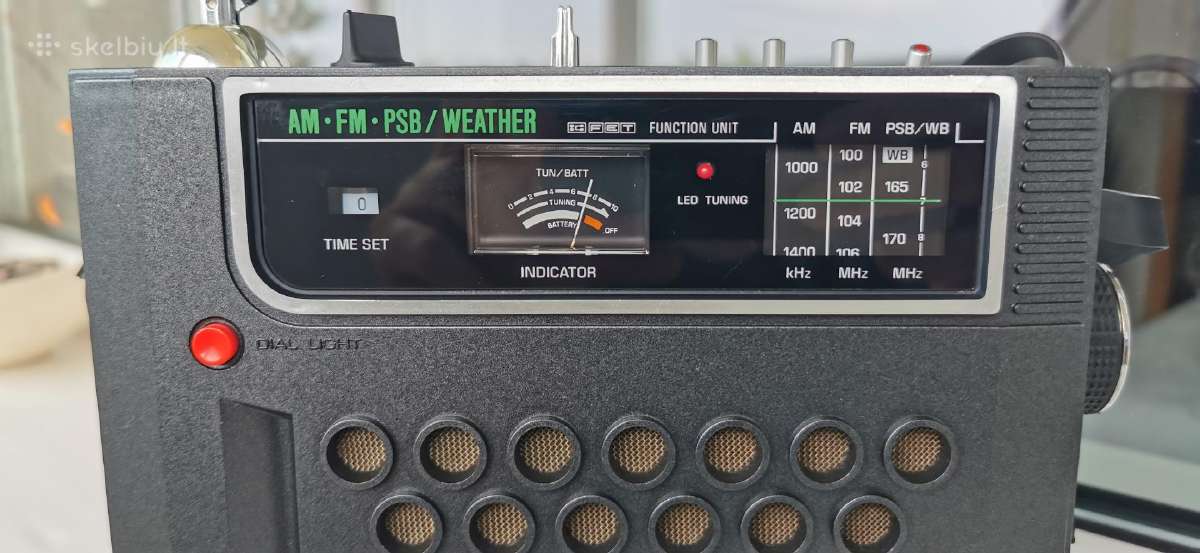 Toshiba Rp-1900m Fm/am(mw)/psb/wb radijo imtuvas - nuotraukos Nr. 2