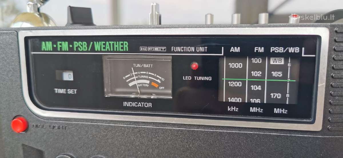 Toshiba Rp-1900m Fm/am(mw)/psb/wb radijo imtuvas - nuotraukos Nr. 9