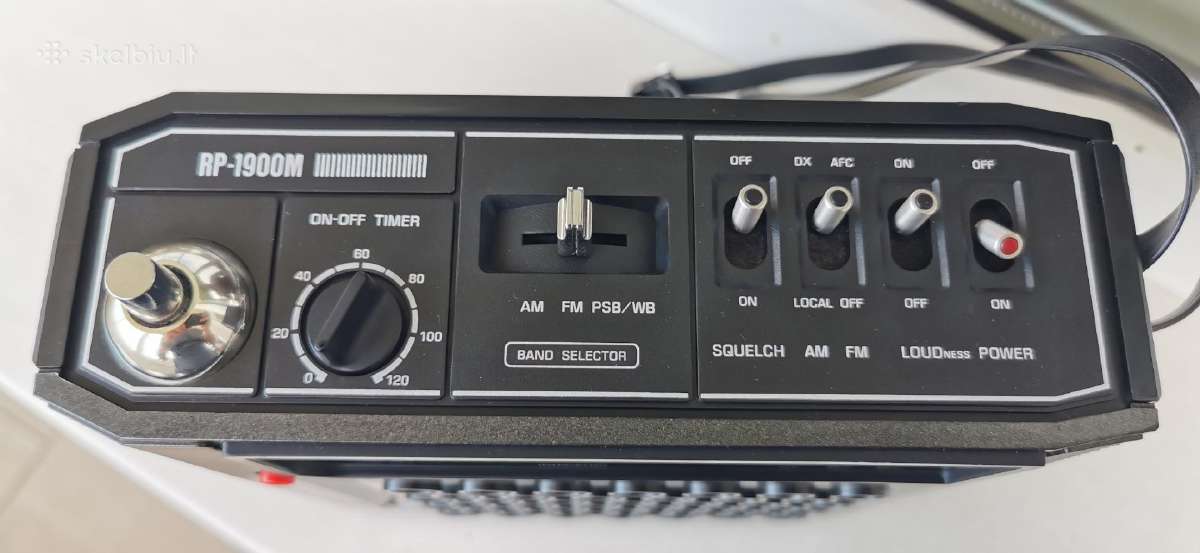 Toshiba Rp-1900m Fm/am(mw)/psb/wb radijo imtuvas - nuotraukos Nr. 10
