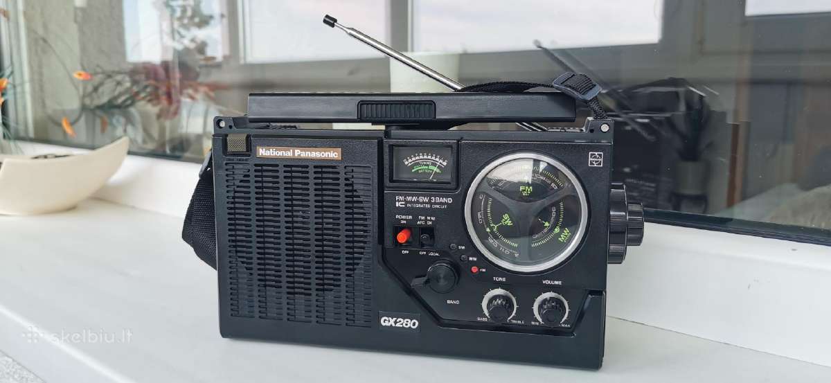 Panasonic Gx280 Rf-879jb Fm/mw/sw radijo imtuvas