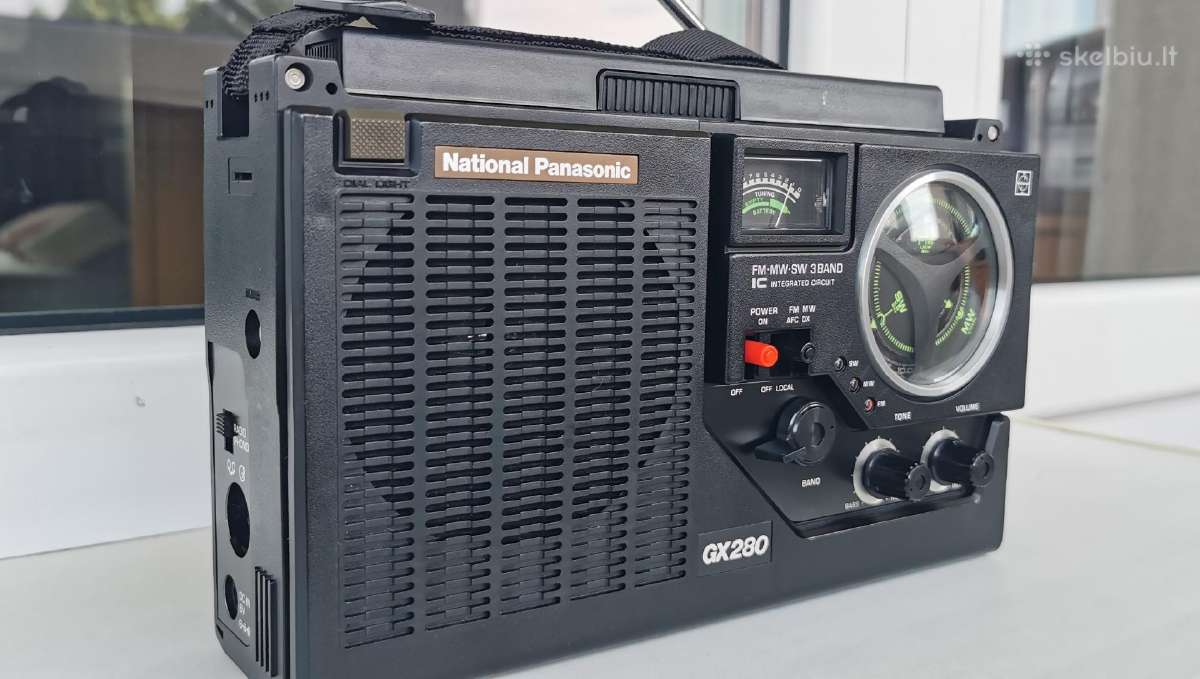 Panasonic Gx280 Rf-879jb Fm/mw/sw radijo imtuvas - nuotraukos Nr. 12