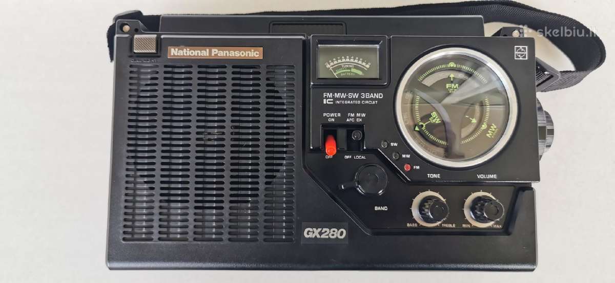 Panasonic Gx280 Rf-879jb Fm/mw/sw radijo imtuvas - nuotraukos Nr. 14