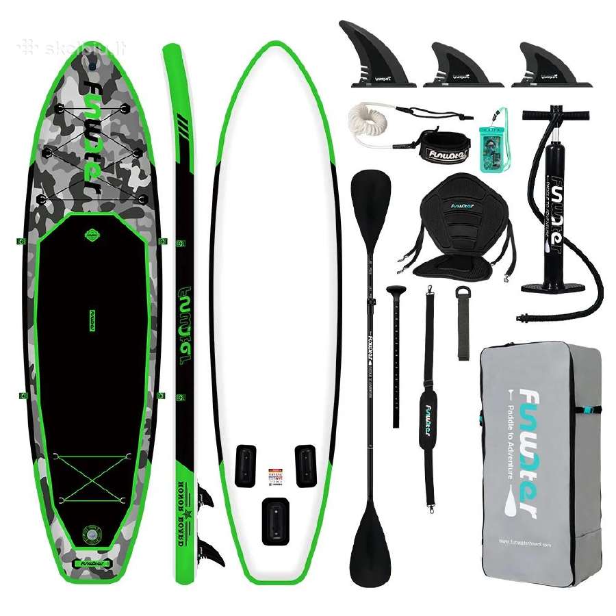 Nauja Funwater irklentė 385x85x15cm 230kg Sup Max - nuotraukos Nr. 5