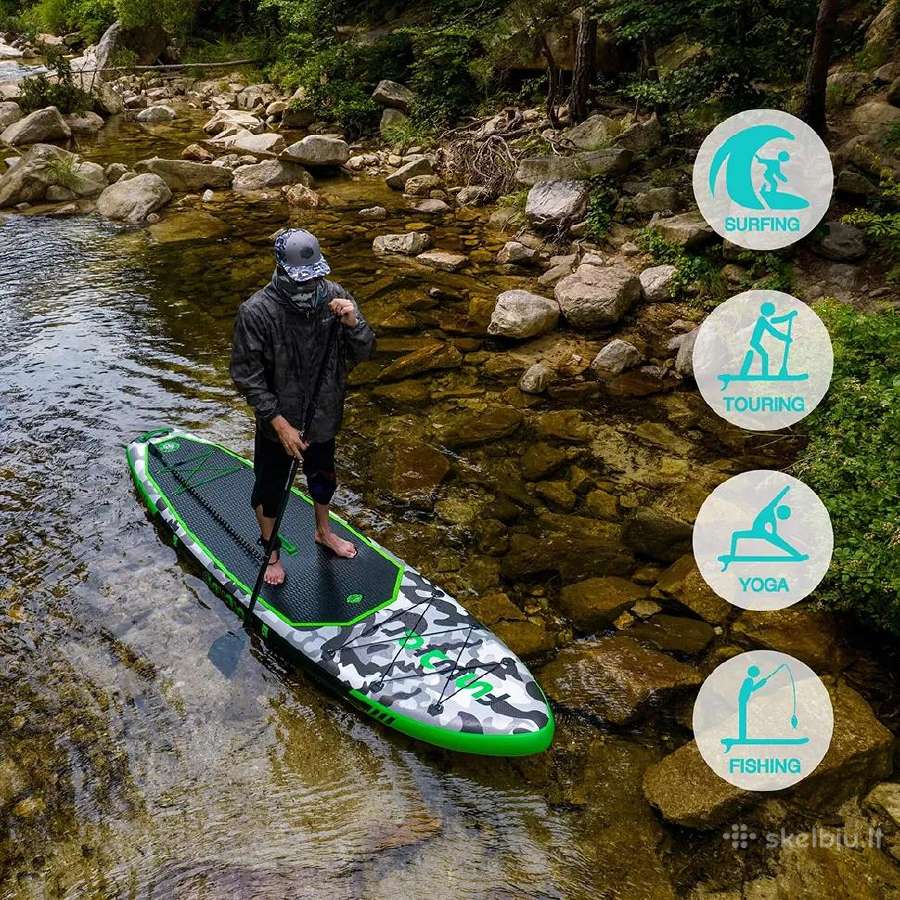 Nauja Funwater irklentė 385x85x15cm 230kg Sup Max - nuotraukos Nr. 11