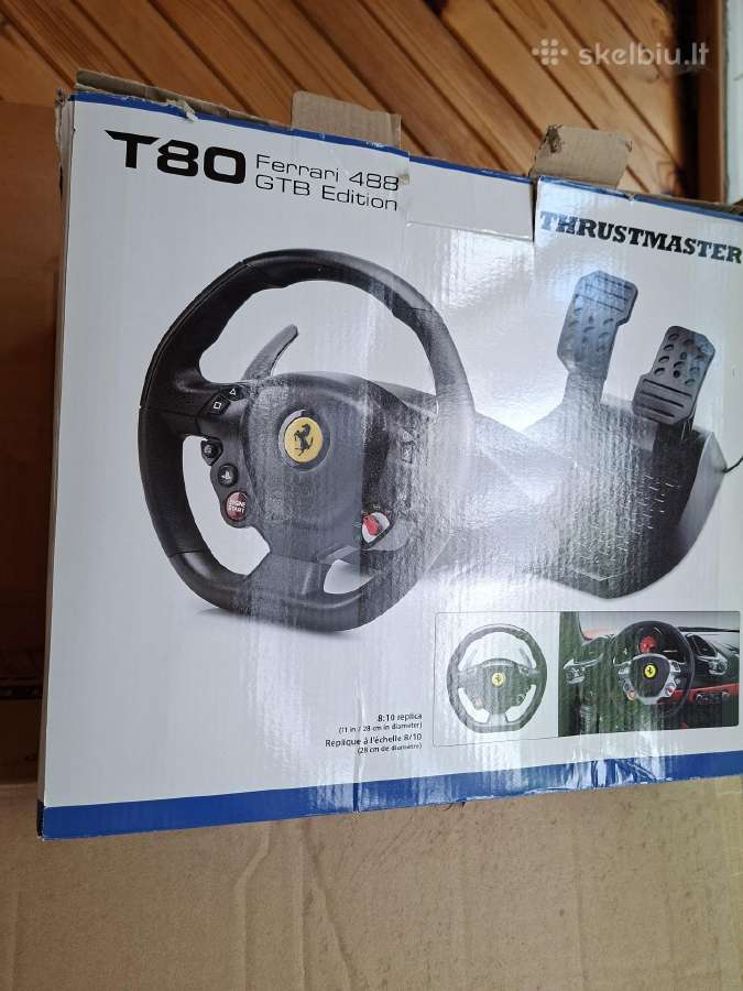 Žaidimų vairas Trustmaster t80