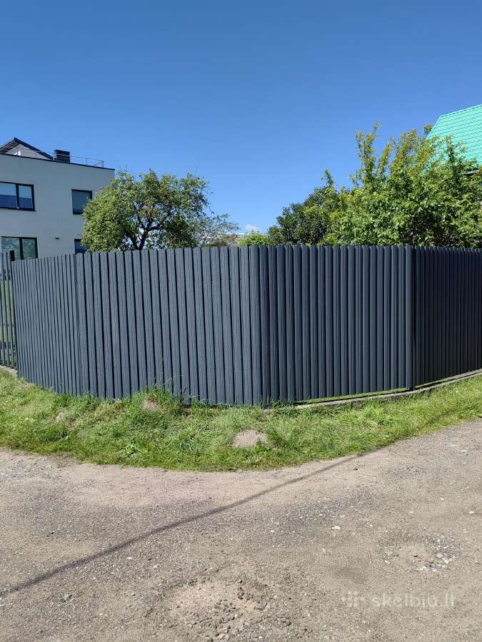 Stumdomi kiemo vartai Atveriami kiemo vartai Tvora - nuotraukos Nr. 14