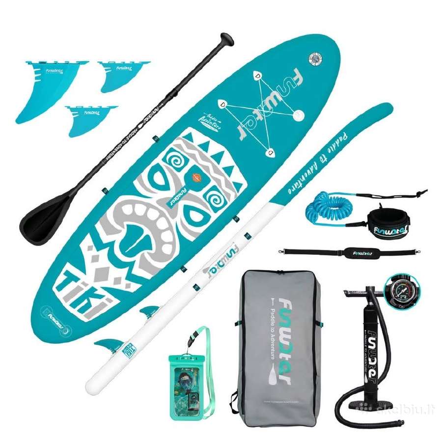 Naujos Funwater irklentės 335x85x15cm 165kg Sup - nuotraukos Nr. 4
