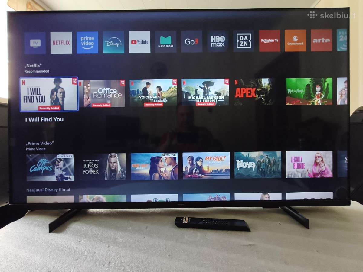 Philips 55" 140cm. Smart 4k Uhd