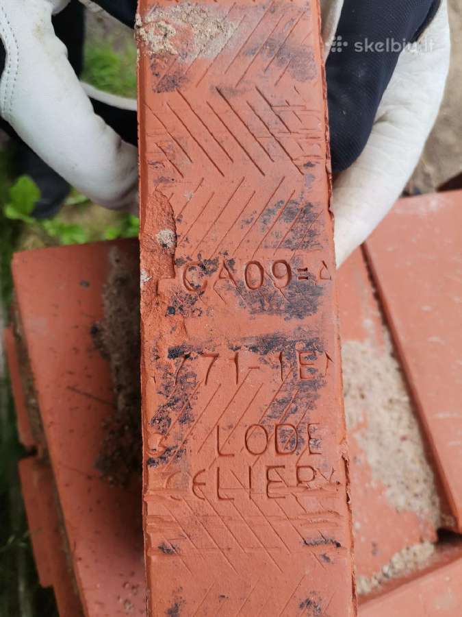 Naudotos molinės Lode plytos