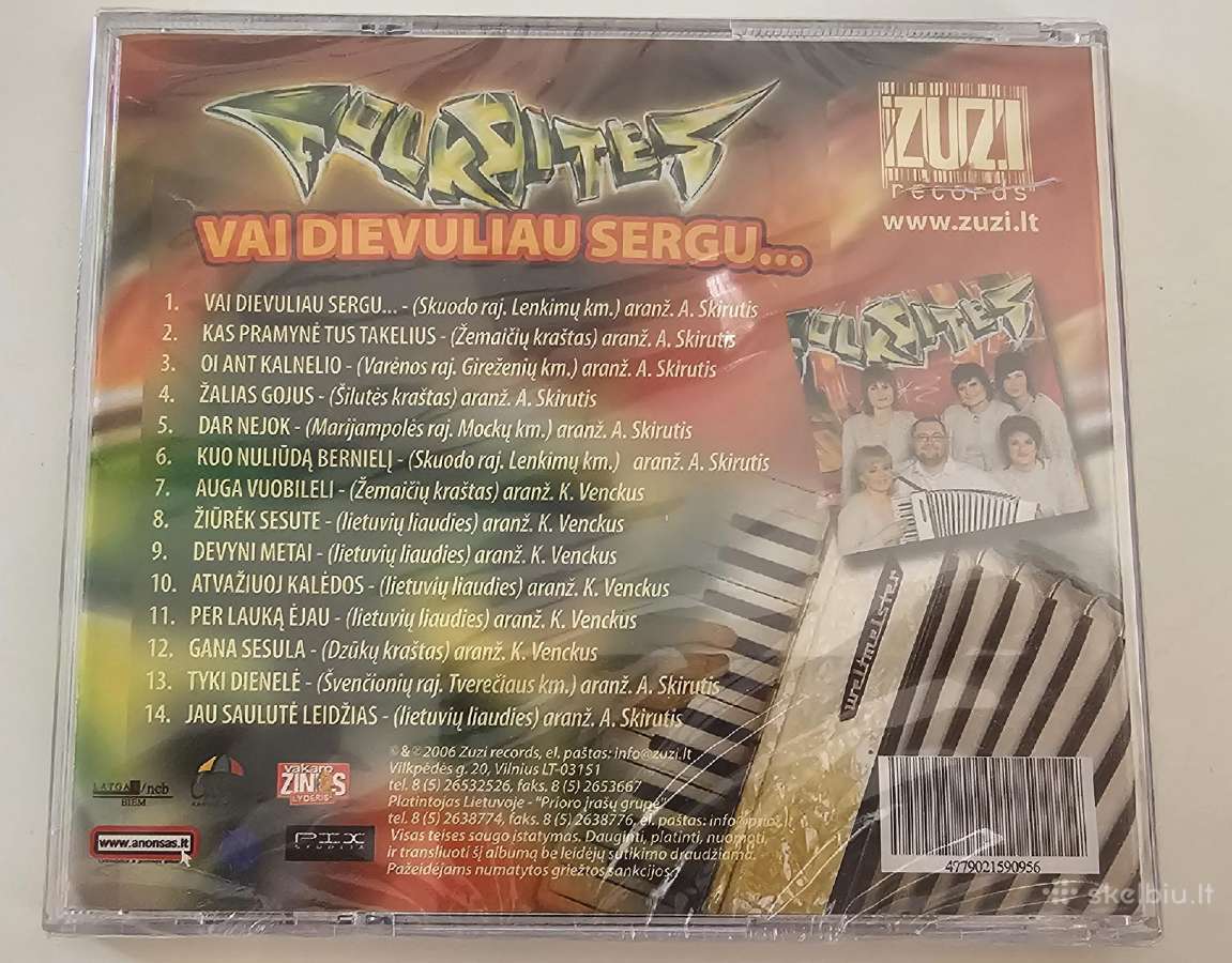 Folk bites Dievuliau sergu. CD - nuotraukos Nr. 2