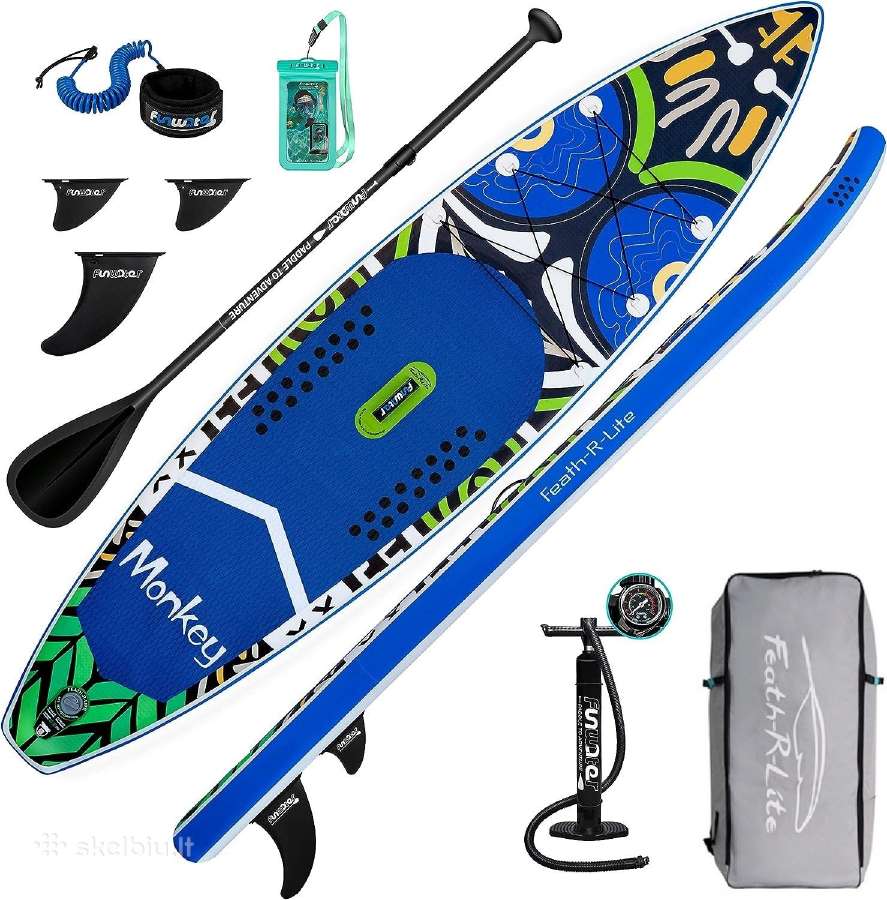 Naujos Funwater Tiki irklentės 320x84x15 150kg Sup - nuotraukos Nr. 5