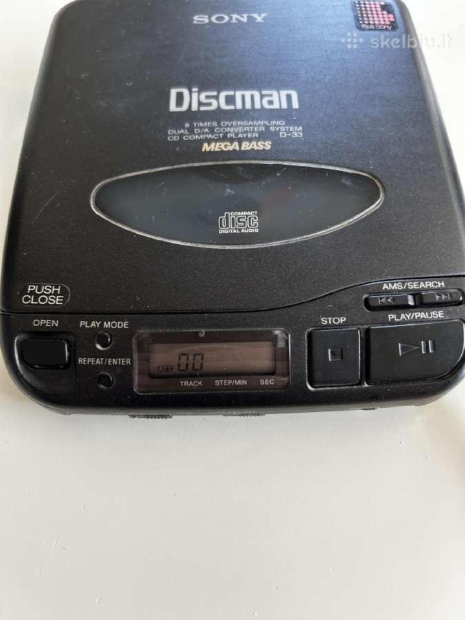 Neveikiantis Sony Discman D-33