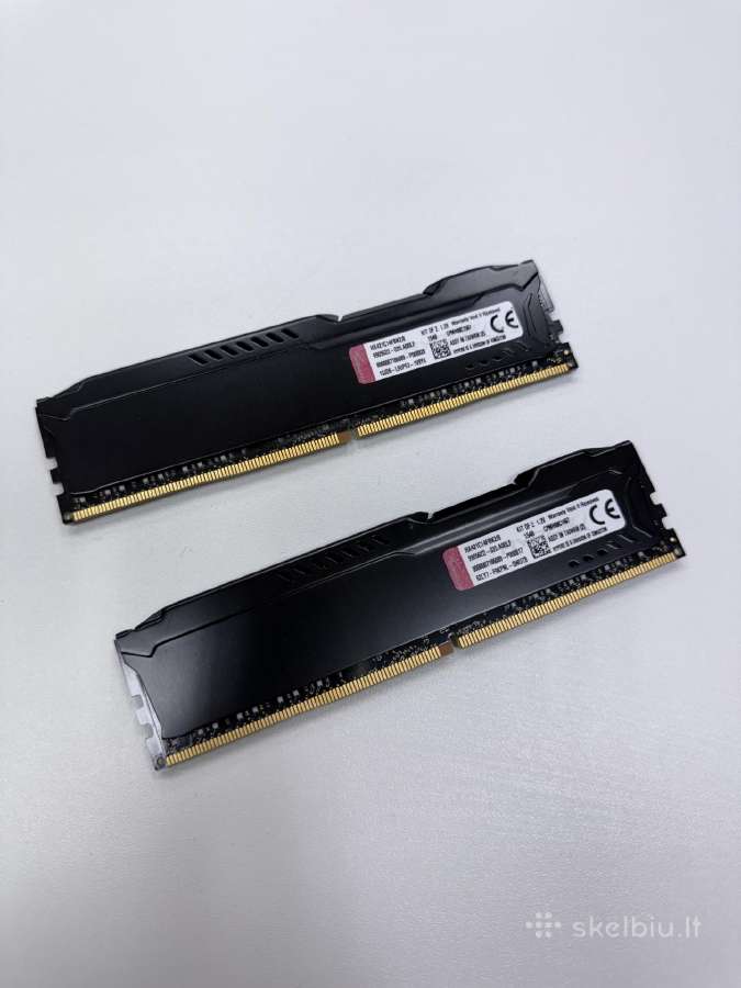 RAM Ddr4 Kingston Hyperx Fury 2x4gb 2113 - nuotraukos Nr. 2