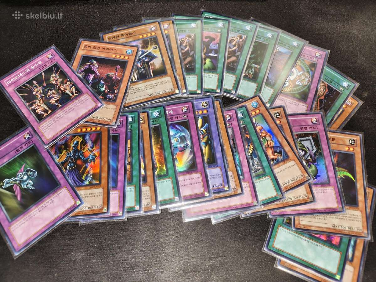 Yu-gi-oh kortos Korėjiečiu kalba