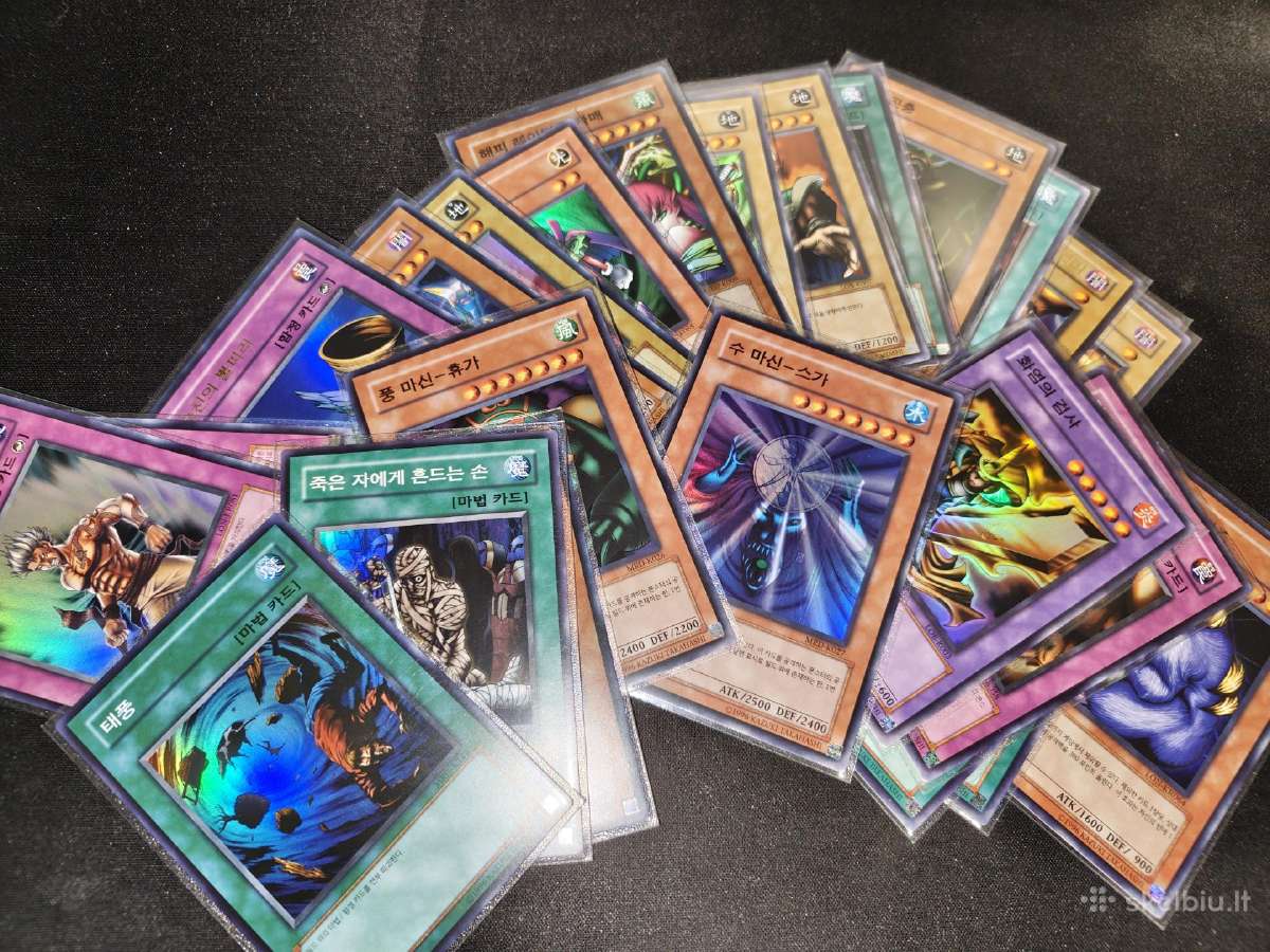 Yu-gi-oh kortos Korėjiečiu kalba - nuotraukos Nr. 2