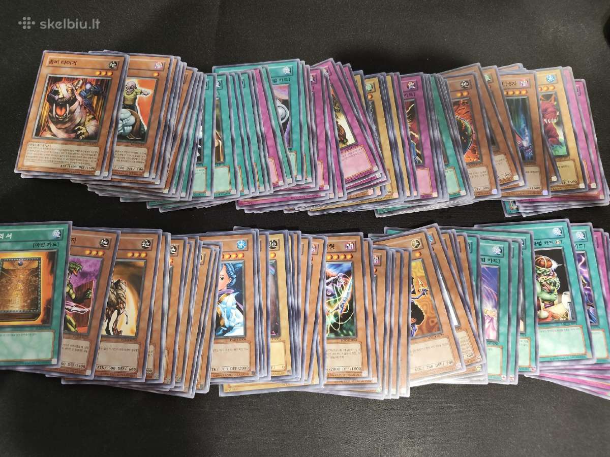Yu-gi-oh kortos Korėjiečiu kalba - nuotraukos Nr. 3
