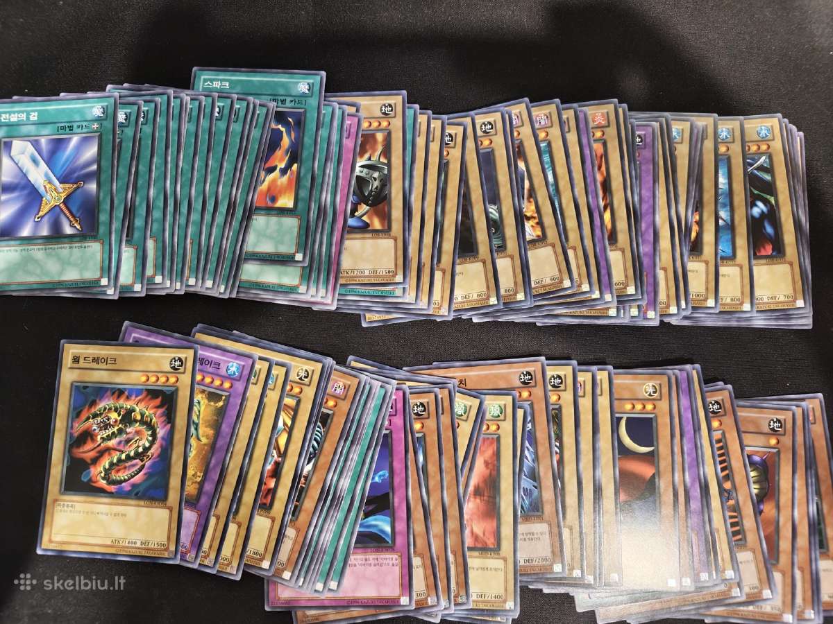 Yu-gi-oh kortos Korėjiečiu kalba - nuotraukos Nr. 6