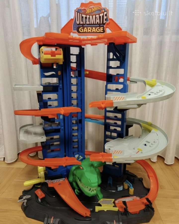Hot Wheels Garage trasos – puiki būklė, su Dėžėms - nuotraukos Nr. 6