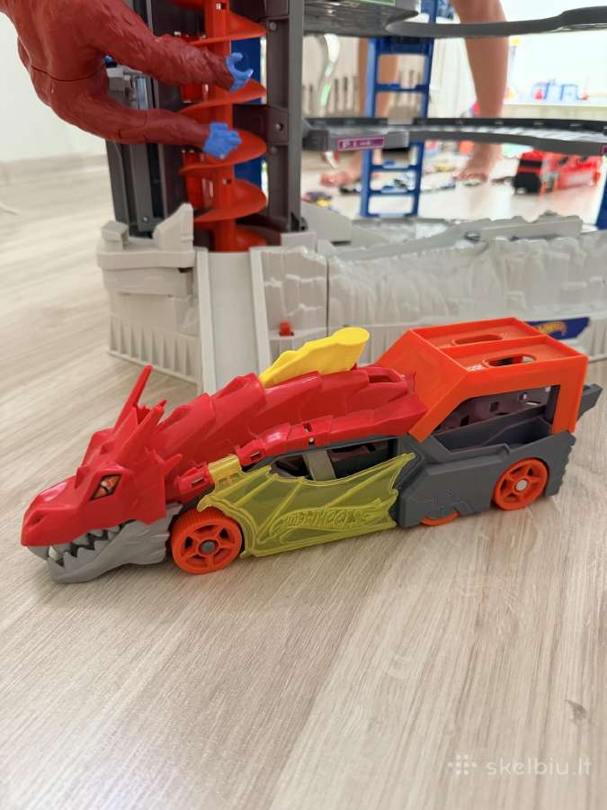 Hot Wheels Garage trasos – puiki būklė, su Dėžėms - nuotraukos Nr. 15