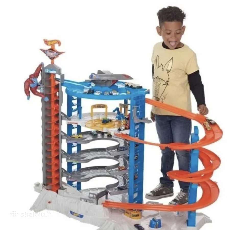 Hot Wheels Garage trasos – puiki būklė, su Dėžėms - nuotraukos Nr. 19