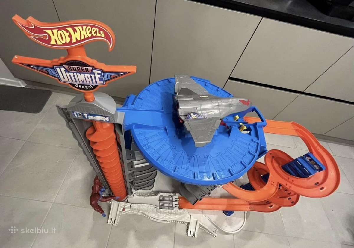 Hot Wheels Garage trasos – puiki būklė, su Dėžėms - nuotraukos Nr. 16