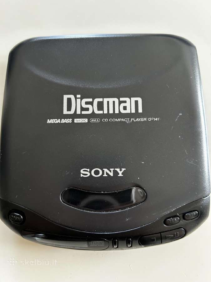 Neveikiantis sony discman d-141