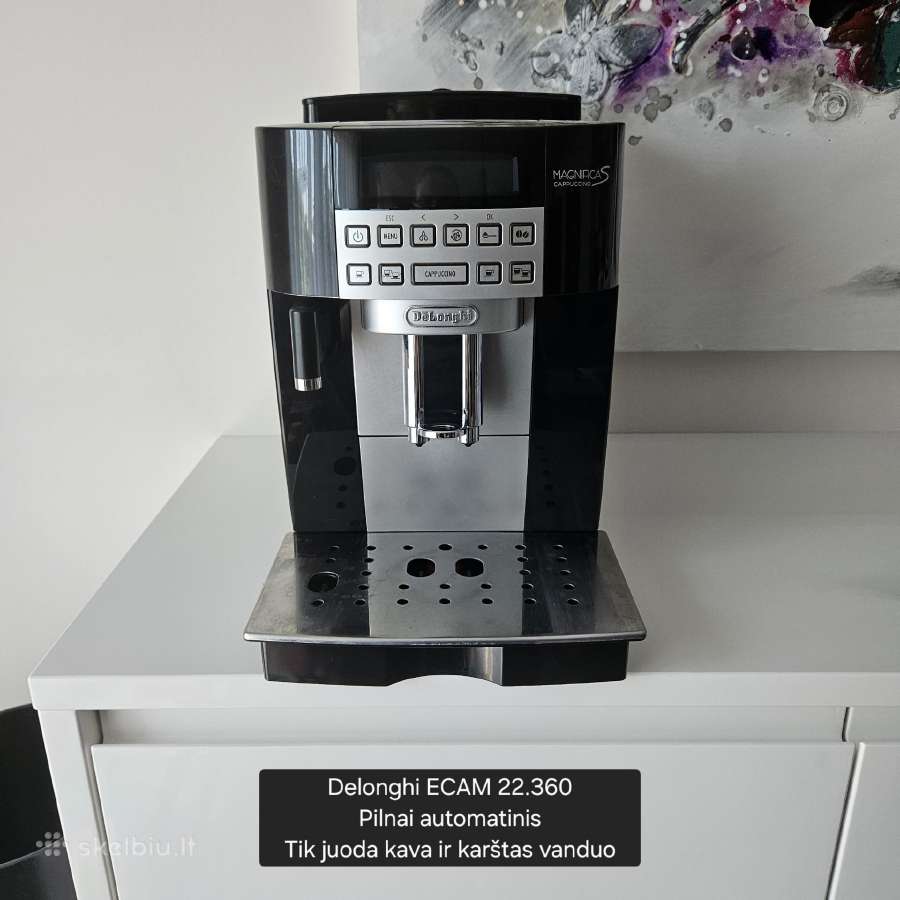Naudotas kavos aparatas Delonghi Ecam 22.360