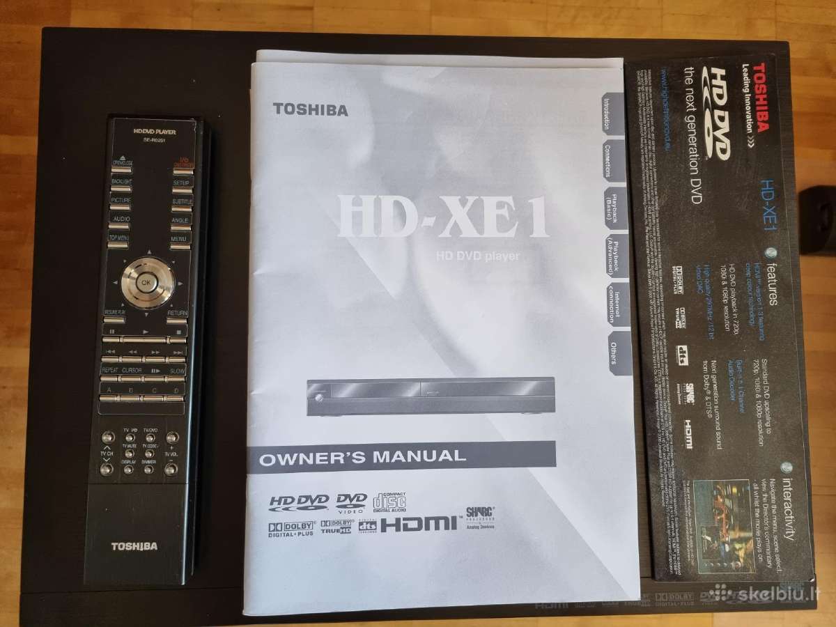 Toshiba Dvd grotuvas HD-xe1 - nuotraukos Nr. 2