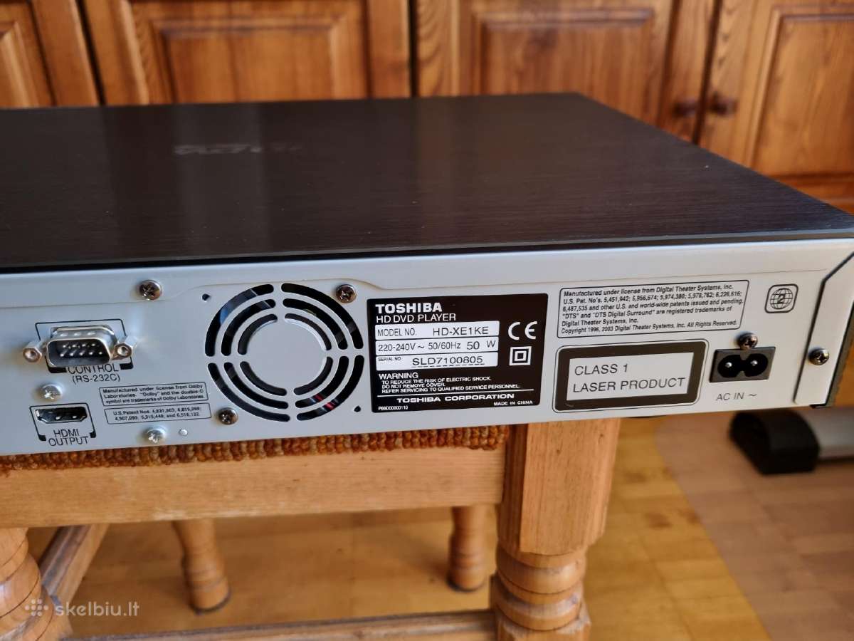 Toshiba Dvd grotuvas HD-xe1 - nuotraukos Nr. 7