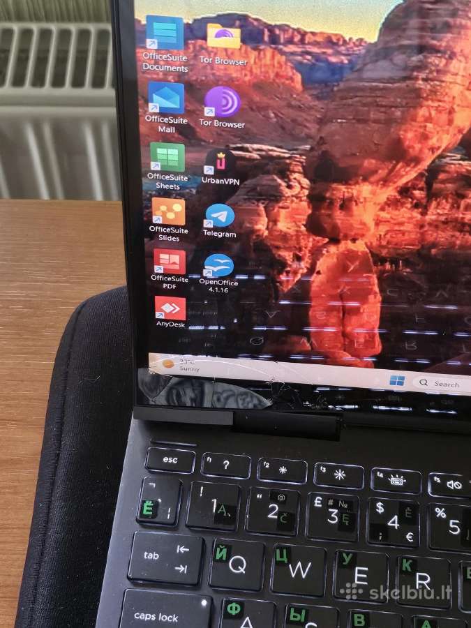 Parduodu Hp Envy 13 colių 360 su defektu - nuotraukos Nr. 3