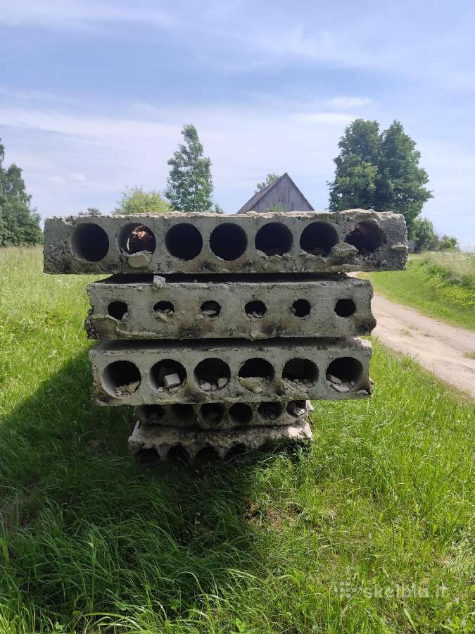 Gelžbetoninės perdangos plokštės 6 vnt.visos kartu - nuotraukos Nr. 2