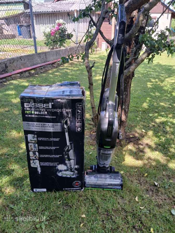 Naudotas Bissell croswave Hidrosteam siurblys