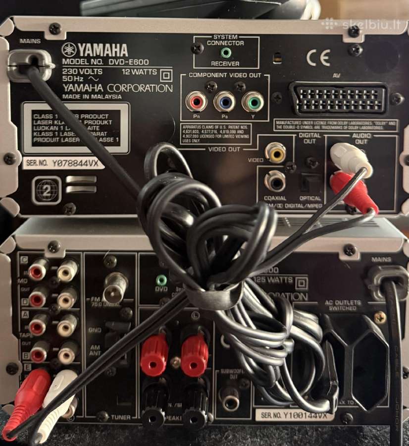 Yamaha midi sistema / resiveriai - nuotraukos Nr. 2