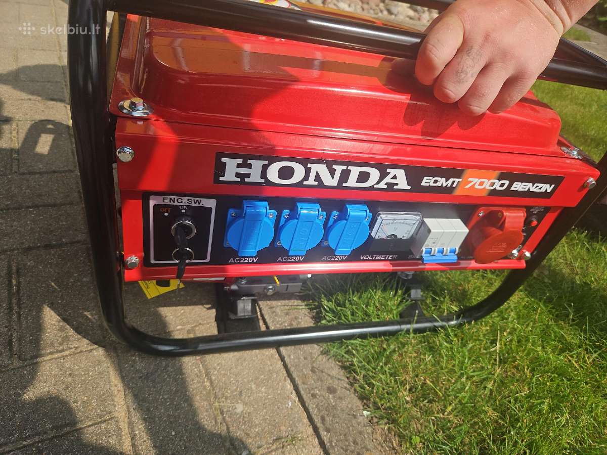 Honda Ecmt 7000 Generatorius 7 kw – Naujas, Nenaud