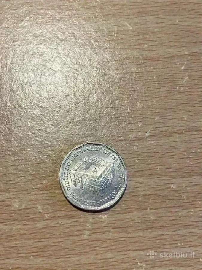 1 litas Lietuvos didžiosios kunigaikštystės moneta