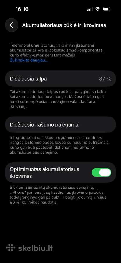 256 iPhone 14 Pro puikios būklės