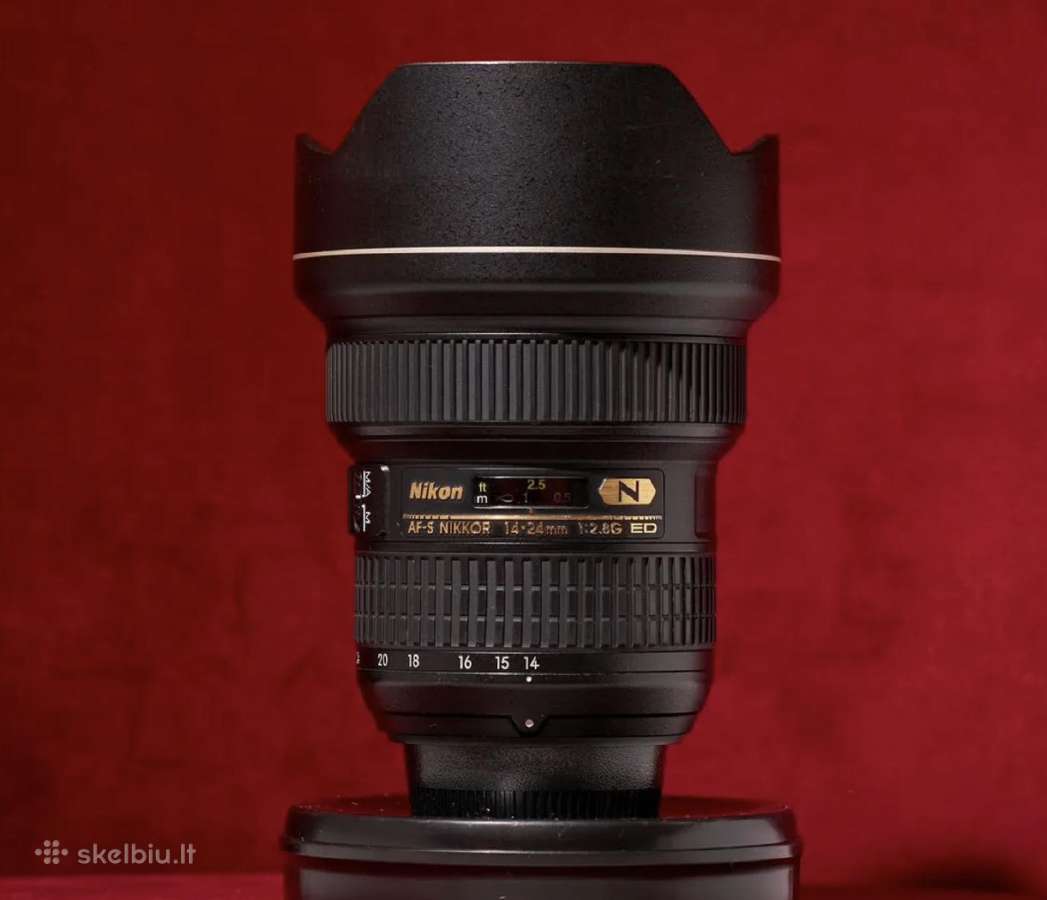 Mažai naudotas Nikon Af-s 14-24mm F/2.8 G